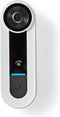 Nedis SmartLife Videodeurbel - Wi-Fi - Netvoeding - 1536x1536 - Cloud Opslag (optioneel) / microSD (niet inbegrepen) / Onvif - IP65 - Met bewegingssensor - Wit