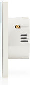 Nedis SmartLife Wandschakelaar - Wi-Fi - Enkel - Muurmontage - 1000 W - Android / IOS - Glas - Wit