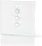 Nedis SmartLife Wandschakelaar - Wi-Fi - Gordijn / Sluiter / Zonnescherm - Muurmontage - 300 W - Android / IOS - Glas - Wit