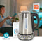 Nedis SmartLife Waterkoker - Wi-Fi - 1.7 l - Roestvrij Staal - 70,80,90,100 °C - Temperatuurindicator - 360 graden draaibaar - Verborgen verwarmingselement - Strix-controller - Android / IOS