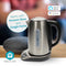 Nedis SmartLife Waterkoker - Wi-Fi - 1.7 l - Roestvrij Staal - 70,80,90,100 °C - Temperatuurindicator - 360 graden draaibaar - Verborgen verwarmingselement - Strix-controller - Android / IOS