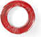 Nedis Speaker-Kabel - 2 x 0.75 mm² - CCA - 100.0 m - Rond - PVC - Rood / Zwart - Folieverpakking