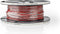 Nedis Speaker-Kabel - 2 x 0.75 mm² - Koper - 100.0 m - Rond - PVC - Rood / Zwart - Rol