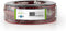 Nedis Speaker-Kabel - 2 x 1.50 mm² - CCA - 100.0 m - Rond - PVC - Rood / Zwart - Folieverpakking
