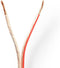 Nedis Speaker-Kabel - 2 x 2.50 mm² - CCA - 100.0 m - Rond - PVC - Transparant - Folieverpakking