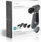 Nedis Sportmassagepistool - Batterij Gevoed - Ingebouwde Lithium-Ion - Oplaadbaar - 6 Massage Modes - USB-kabel - Grijs