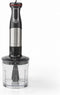 Nedis Staafmixer - 800 W - Snelheidsinstellingen: Variabele Snelheidsregeling - Hakmachine - Aluminium / Zwart