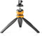 Nedis Statief - Maximaal draagvermogen: 1.5 kg - Minimale werkhoogte: 11.0 cm - Maximale werkhoogte: 16.0 cm - 1 Segment - Gefixeerd - Inclusief reistas - ABS / Nylon - Oranje / Zwart