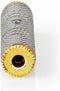 Nedis Stereo-Audioadapter - 3,5 mm Female - 3,5 mm Female - Verguld - Recht - Aluminium - Goud / Metaal - 1 Stuks - Cover Window Box