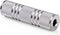 Nedis Stereo-Audioadapter - 3,5 mm Female - 3,5 mm Female - Vernikkeld - Recht - Metaal - Zilver - 1 Stuks - Doos