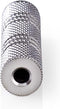 Nedis Stereo-Audioadapter - 3,5 mm Female - 3,5 mm Female - Vernikkeld - Recht - Metaal - Zilver - 1 Stuks - Doos