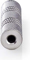 Nedis Stereo-Audioadapter - 3,5 mm Female - 3,5 mm Female - Vernikkeld - Recht - Metaal - Zilver - 1 Stuks - Doos