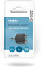 Nedis Stereo-Audioadapter - 3,5 mm Male - 2x RCA Female - Vernikkeld - Recht - ABS - Zwart - 1 Stuks - Doos