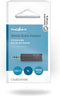 Nedis Stereo-Audioadapter - 3,5 mm Male - 6,35 mm Female - Vernikkeld - Recht - ABS - Zwart - 1 Stuks - Doos