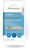 Nedis Stereo-Audioadapter - 6,35 mm Male - 3,5 mm Female - Verguld - Recht - Metaal - Zilver - 1 Stuks - Doos