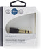 Nedis Stereo-Audioadapter - 6,35 mm Male - 3,5 mm Female - Verguld - Recht - ABS - Antraciet - 1 Stuks - Doos