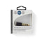 Nedis Stereo-Audioadapter - 6,35 mm Male - 3,5 mm Female - Verguld - Recht - ABS - Antraciet - 1 Stuks - Doos