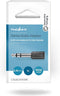 Nedis Stereo-Audioadapter - 6,35 mm Male - 3,5 mm Female - Vernikkeld - Recht - ABS - Zwart - 1 Stuks - Doos
