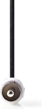 Nedis Stereo-Audiokabel - 2x RCA Male - 2x RCA Male - Vernikkeld - 3.00 m - Rond - Zwart - Polybag