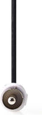 Nedis Stereo-Audiokabel - 2x RCA Male - 2x RCA Male - Vernikkeld - 3.00 m - Rond - Zwart - Polybag