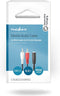 Nedis Stereo-Audiokabel - 2x RCA Male - 3,5 mm Female - Vernikkeld - 0.20 m - Rond - Doos