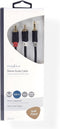 Nedis Stereo-Audiokabel - 3,5 mm Male - 2x RCA Male - Verguld - 2.00 m - Rond - Antraciet - Doos