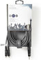 Nedis Stereo-Audiokabel - 3,5 mm Male - 2x RCA Male - Vernikkeld - 5.00 m - Rond - Donkergrijs - Kartonnen Sleeve