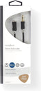 Nedis Stereo-Audiokabel - 3,5 mm Male - 3,5 mm Female - Verguld - 1.00 m - Rond - Antraciet - Doos