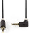 Nedis Stereo-Audiokabel - 3,5 mm Male - 3,5 mm Male - Verguld - 1.00 m - Rond - Antraciet - Doos