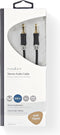 Nedis Stereo-Audiokabel - 3,5 mm Male - 3,5 mm Male - Verguld - 10.0 m - Rond - Antraciet - Doos