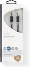 Nedis Stereo-Audiokabel - 3,5 mm Male - 3,5 mm Male - Verguld - 3.00 m - Rond - Antraciet - Doos