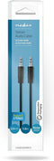 Nedis Stereo-Audiokabel - 3,5 mm Male - 3,5 mm Male - Vernikkeld - 1.50 m - Rond - Zwart - Doos
