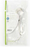 Nedis Stereo-Audiokabel - 3,5 mm Male - 3,5 mm Male - Vernikkeld - 1.00 m - Rond - Wit