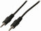 Nedis Stereo-Audiokabel - 3,5 mm Male - 3,5 mm Male - Vernikkeld - 0.50 m - Rond - Zwart - Blister