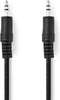 Nedis Stereo-Audiokabel - 3,5 mm Male - 3,5 mm Male - Vernikkeld - 1.50 m - Rond - Zwart - Doos