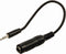 Nedis Stereo-Audiokabel - 3,5 mm Male - 6,35 mm Female - Vernikkeld - 0.20 m - Rond - Blister