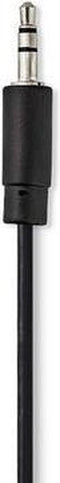 Nedis Stereo-Audiokabel - 3,5 mm Male - 6,35 mm Female - Vernikkeld - 0.20 m - Rond - Zwart - Envelop