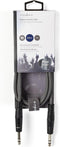 Nedis Stereo-Audiokabel - 6,35 mm Male - 6,35 mm Male - Vernikkeld - 1.50 m - Rond - Donkergrijs - Kartonnen Sleeve