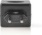 Nedis Stopcontact-Adapter - Type C (CEE 7/16) - 100 - 240 V AC 50/60 Hz - 12 V DC - 6 W - Netvoeding - 0.3 A - Zwart - Kunststof