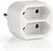 Nedis Stopcontact-Splitter - Type-F (CEE 7/7) - 250 V AC 50 Hz - Frans / Type-C (CEE 7/16) - 250 V AC 50/60 Hz - 2.5 A - 1100 W - Wit