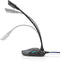 Nedis Streaming- en Gamingmicrofoon - Gebruikt voor: Desktop / Notebook - USB - Output: 1x 3,5 mm Audio Out - Aan/uit knop - Koptelefoonoutput