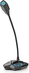 Nedis Streaming- en Gamingmicrofoon - Gebruikt voor: Desktop / Notebook - USB - Output: 1x 3,5 mm Audio Out - Aan/uit knop - Koptelefoonoutput