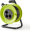 Nedis Stroomhaspel - Randaarde stekker - 25.0 m - 3000 W - 16 A - Soort aarding: Zijcontacten - 230 V AC 50/60 Hz - Hoek van stopcontact: 90 ° - H05VV-F 3G 1,5 mm² - Zekering: Ja - Groen / Zwart
