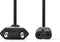 Nedis Stroomkabel - Euro Male - IEC-320-C7 - Recht - Recht - Vernikkeld - 3.00 m - Plat - PVC - Zwart - Doos