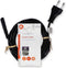 Nedis Stroomkabel - Euro Male - IEC-320-C7 - Recht - Recht - Vernikkeld - 3.00 m - Plat - PVC - Zwart - Label