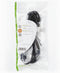 Nedis Stroomkabel - Euro Male - IEC-320-C7 - Recht - Recht - Vernikkeld - 2.00 m - Plat - PVC - Zwart - Envelop