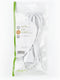 Nedis Stroomkabel - Euro Male - IEC-320-C7 - Recht - Recht - Vernikkeld - 2.00 m - Plat - PVC - Wit - Envelop