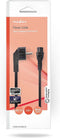 Nedis Stroomkabel - Type F (CEE 7/7) Male - IEC-320-C5 - Gehoekt - Recht - Vernikkeld - 2.00 m - Rond - PVC - Zwart - Doos