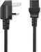 Nedis Stroomkabel - UK Male - IEC-320-C13 - Gehoekt - Recht - Vernikkeld - 5.00 m - Rond - PVC - Zwart - Envelop