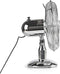 Nedis Tafelventilator - Netvoeding - Diameter: 300 mm - 35 W - Zwenkfunctie - 3 Snelheden - Chroom